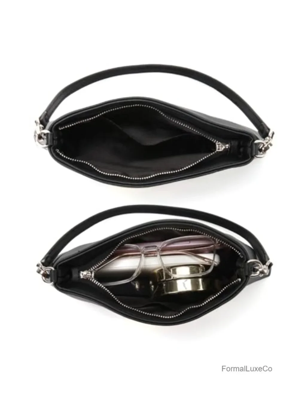 Women PU Leather Evening Clutch Shoulder Bag Party Wedding Prom